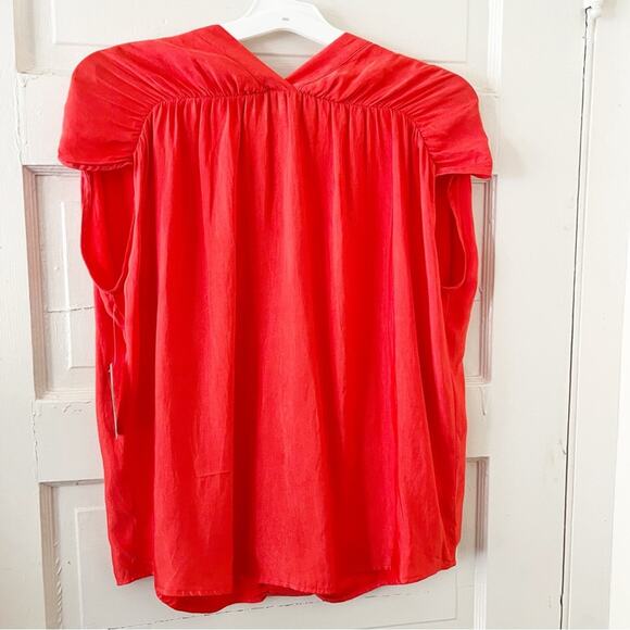 ANA Bright Orange-Red Pullover Top, L, NWT! - Picture 6 of 8